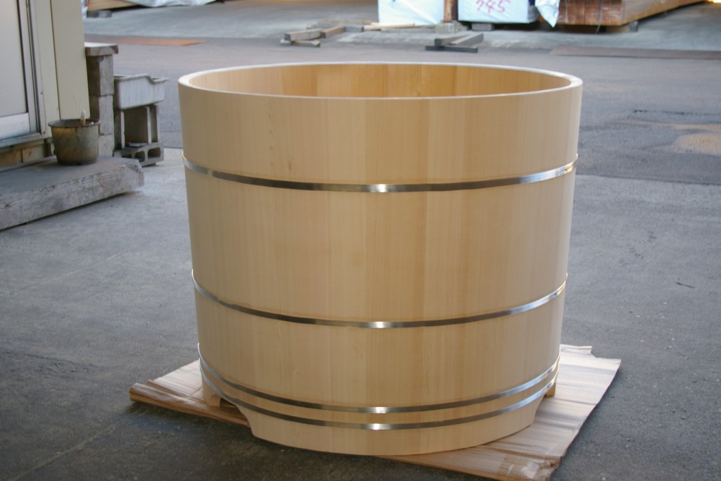 Hinoki Stainless Steel Bath Bucket